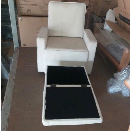 Adrian 11 : Ghế Thư Giản Xoay 360°+ Rương Gác Chân